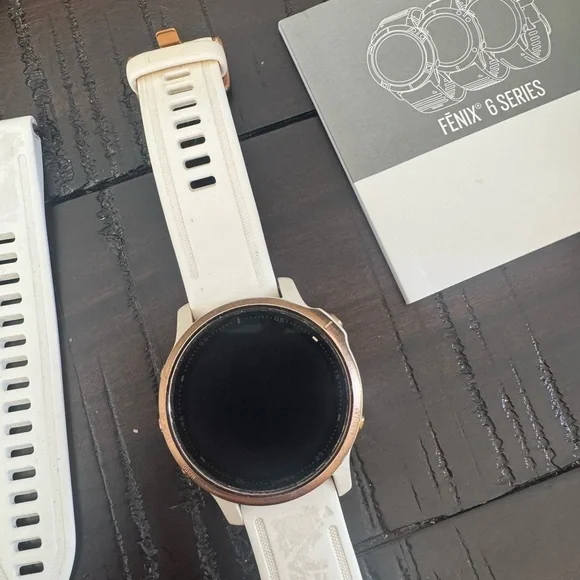 Garmin fēnix 6S Pro - Rose Gold Bezel with White Strap - Picture 14 of 16